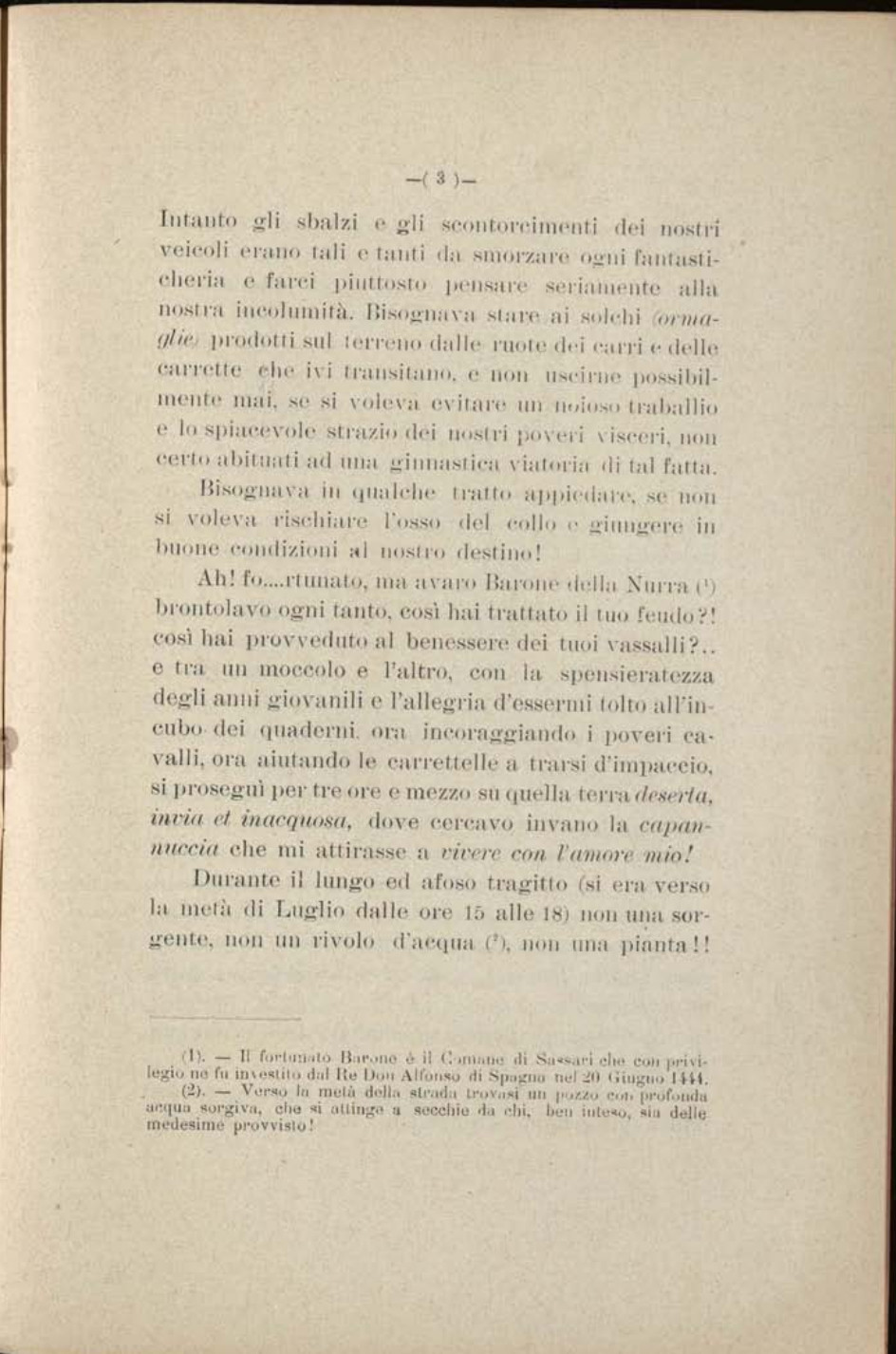 Piero Sechi - Due mesi nella Nurra 1914