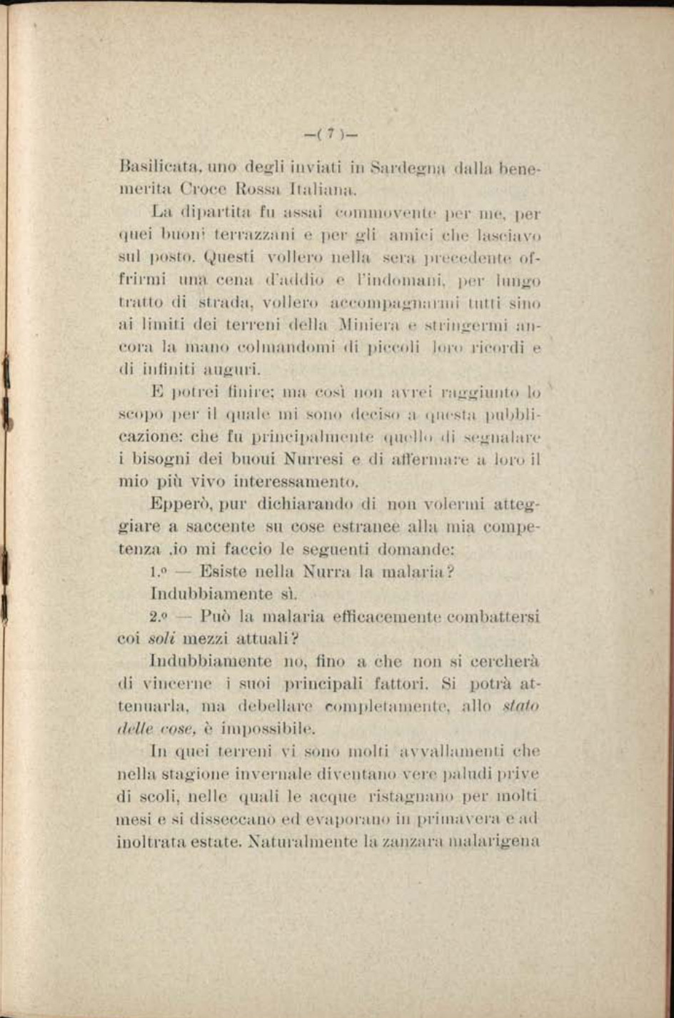 Piero Sechi - Due mesi nella Nurra 1914