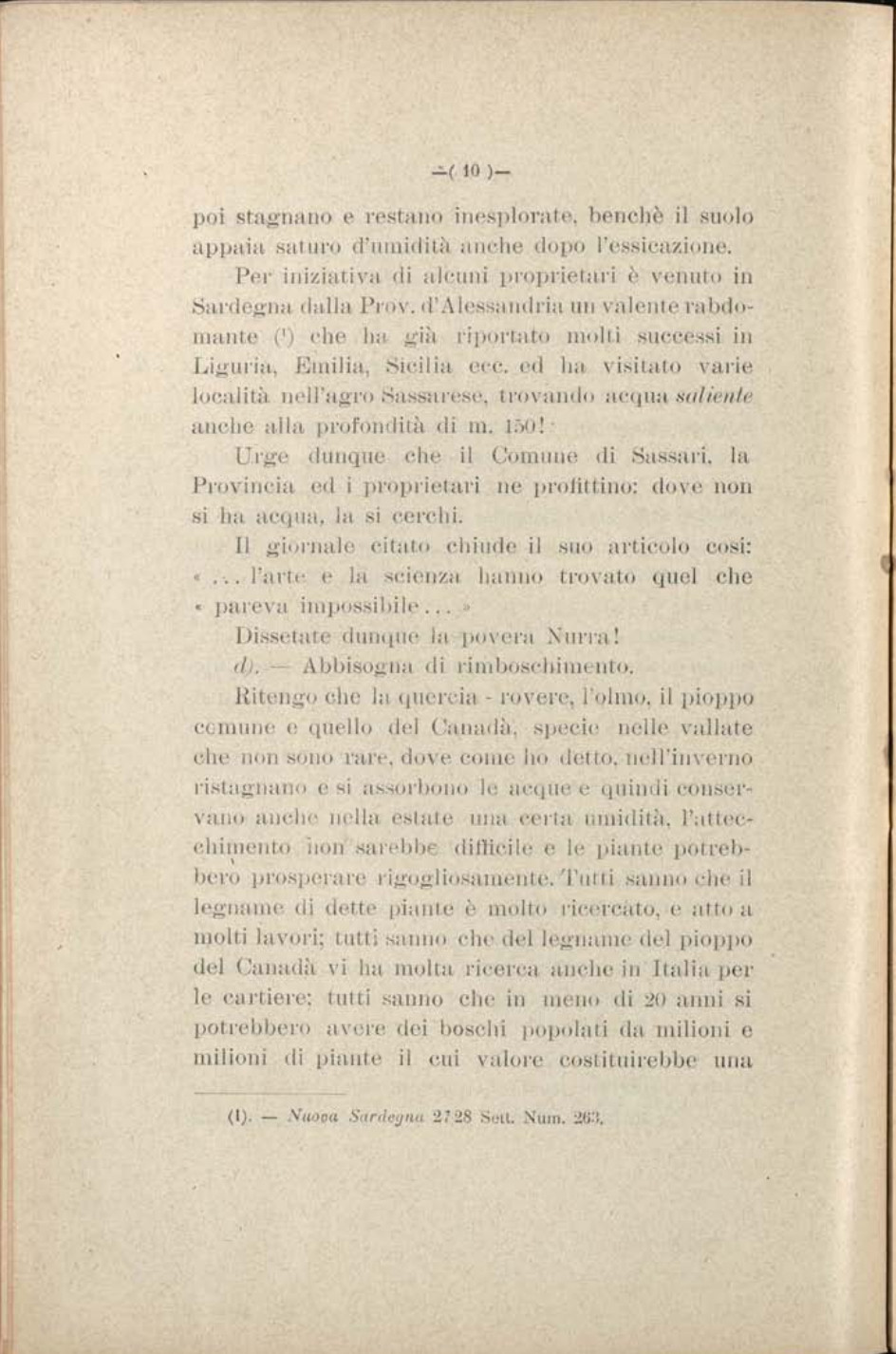 Piero Sechi - Due mesi nella Nurra 1914